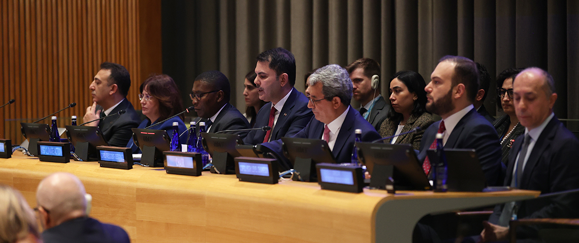 BAKAN KURUM, BM’DE 100’DEN FAZLA ÜLKENİN TEMSİLCİLERİNE TÜRKİYE'NİN COP31 VİZYONUNU ANLATTI